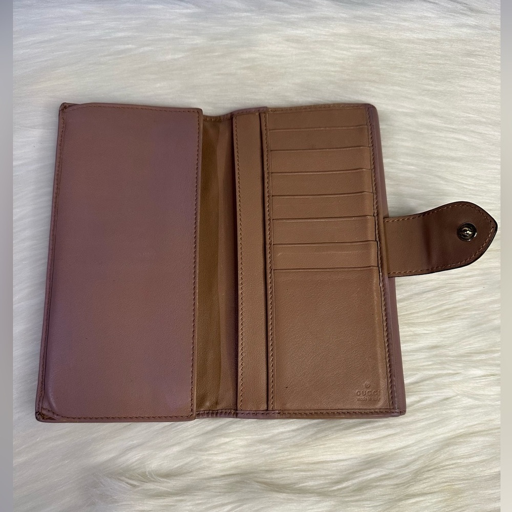 GUCCI heart plate long wallet - Picture 8 of 14